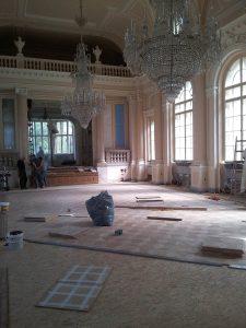 polaganje mozaičnega parketa